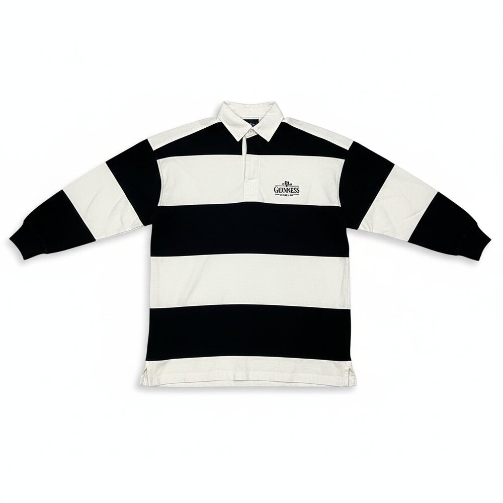 Guinness Black & White Rugby Stripe Shirt